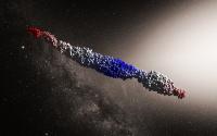 'Oumuamua simulation