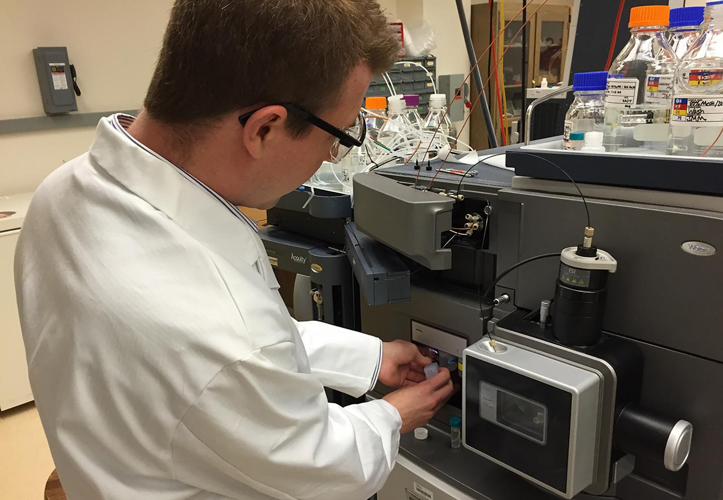 Sample into Mass Spectrometer