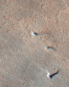 ExoMars TGO catches three dust devils on Mars