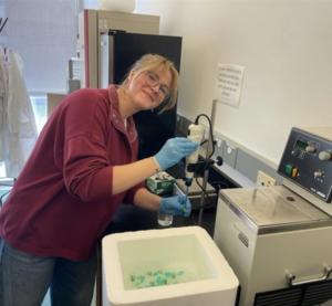 UVM Undergrad Maddy Orlowski who participated in the study