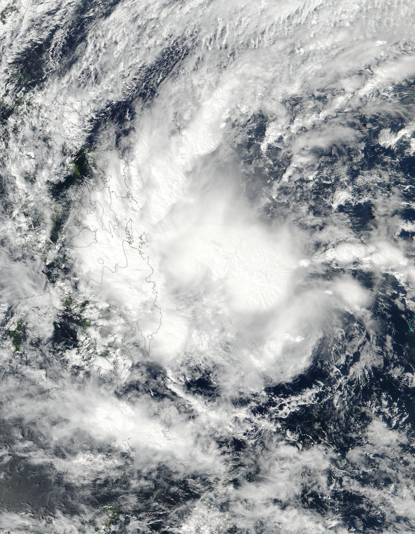 Suomi NPP image of Sanba