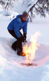 Methane Flame