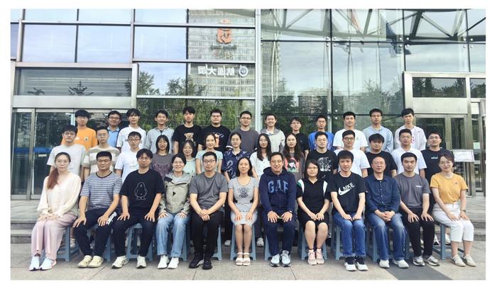 Group photo of the Display and Imaging Laboratory research team