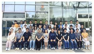 Group photo of the Display and Imaging Laboratory research team