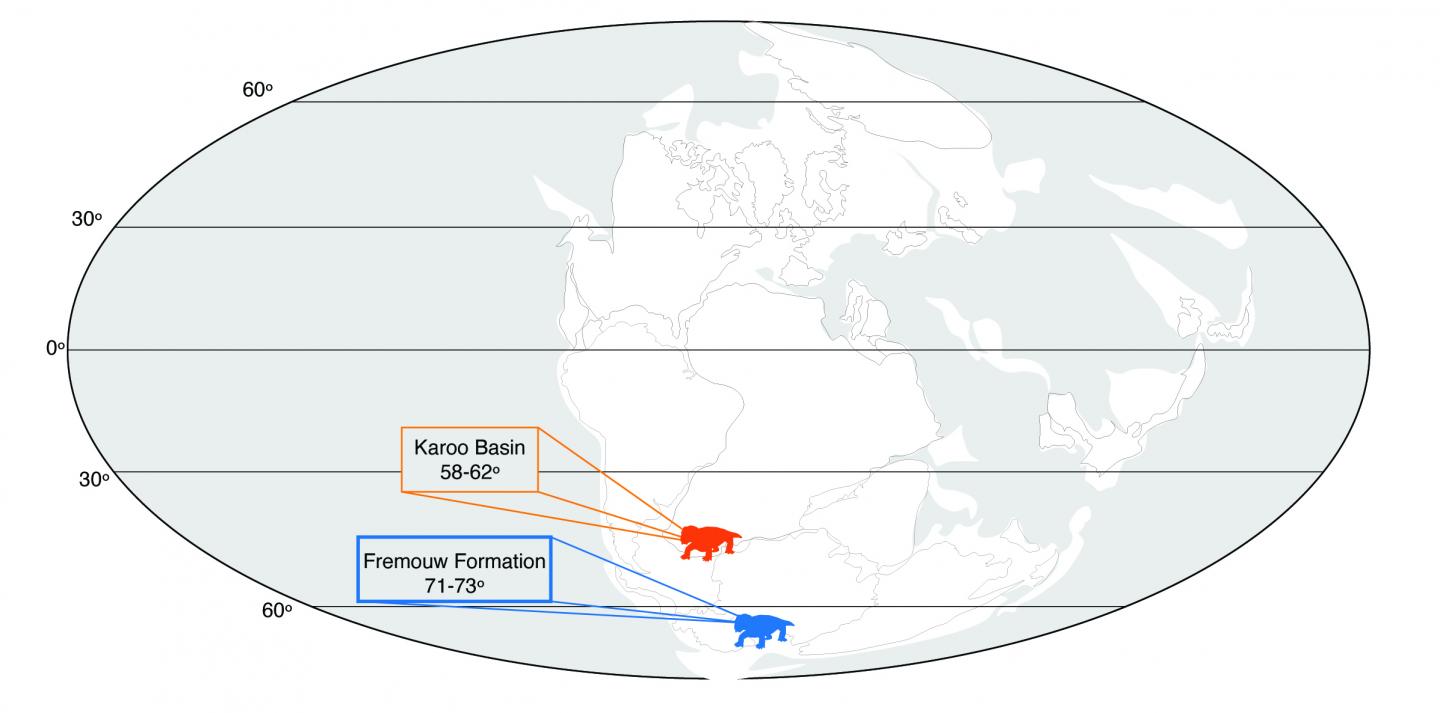 Lystrosaurus Map
