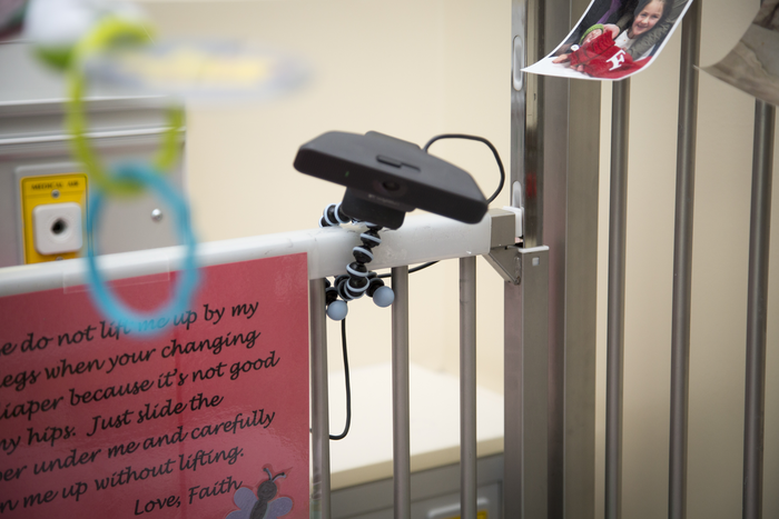 Webcam over NICU bed