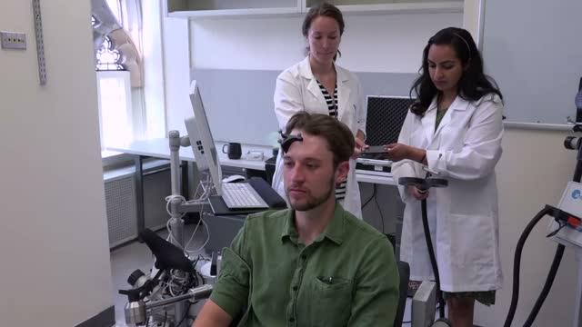 Demonstrating How to Administer on a Study Participant