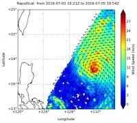 RapidScat Image of Nepartak
