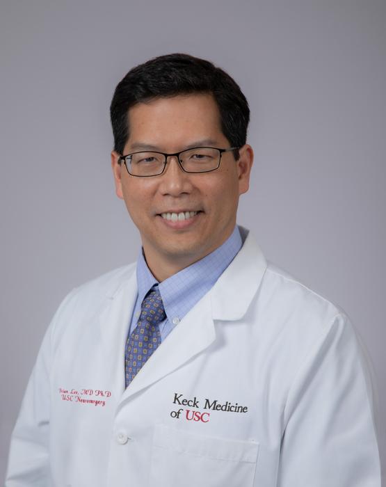 Brian Lee, MD, PhD, is a neurosurgeon with Keck Medicine of USC and principal investigator of the study.