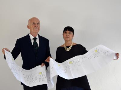 Researchers Alessandro Vezzosi and Agnese Sabato 
