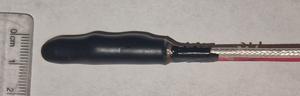 Image of the diamond magnetometer probe head