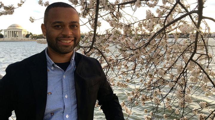 Thomas A. Searles, winner of the first Joseph A. Johnson III Award