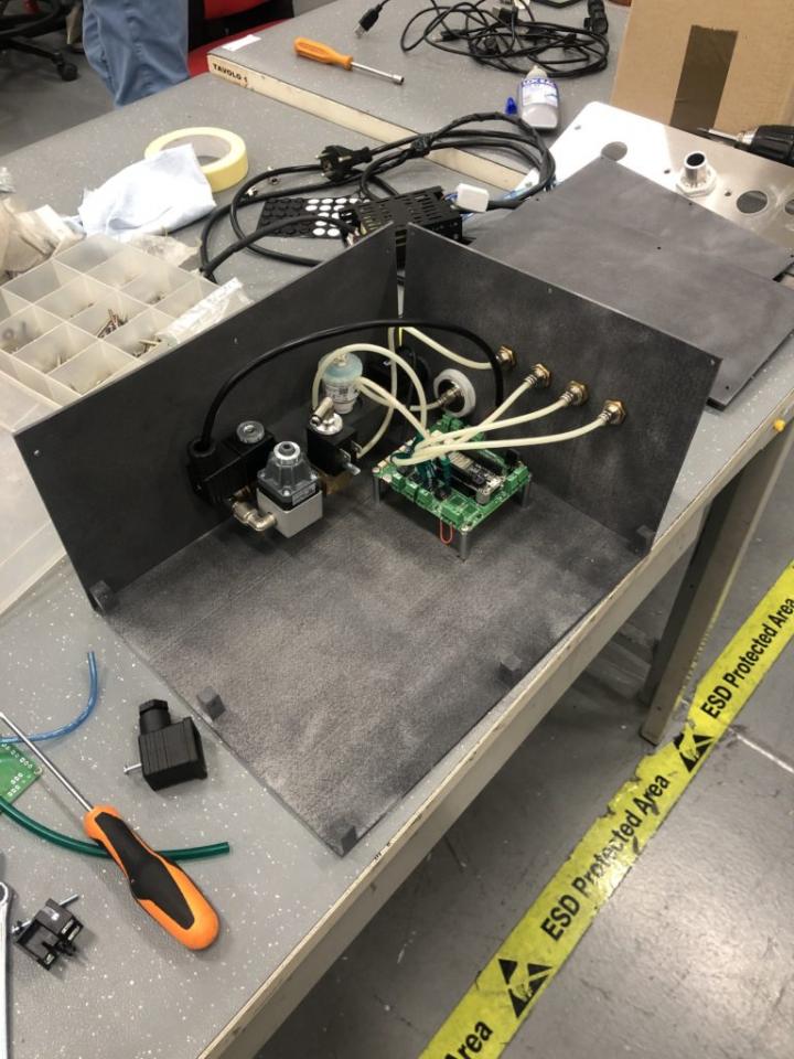 MVM partially completed simple ventilator