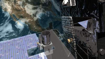 Artist's Concept of GOES-O in Orbit