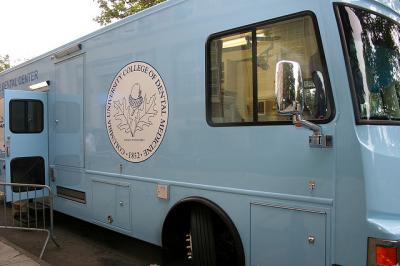 Community DentCare's Mobile Dental Center Van