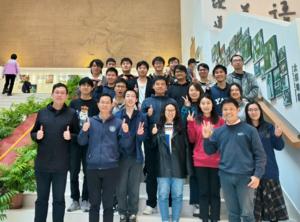 Group photo of the DarkSHINE R&D team.