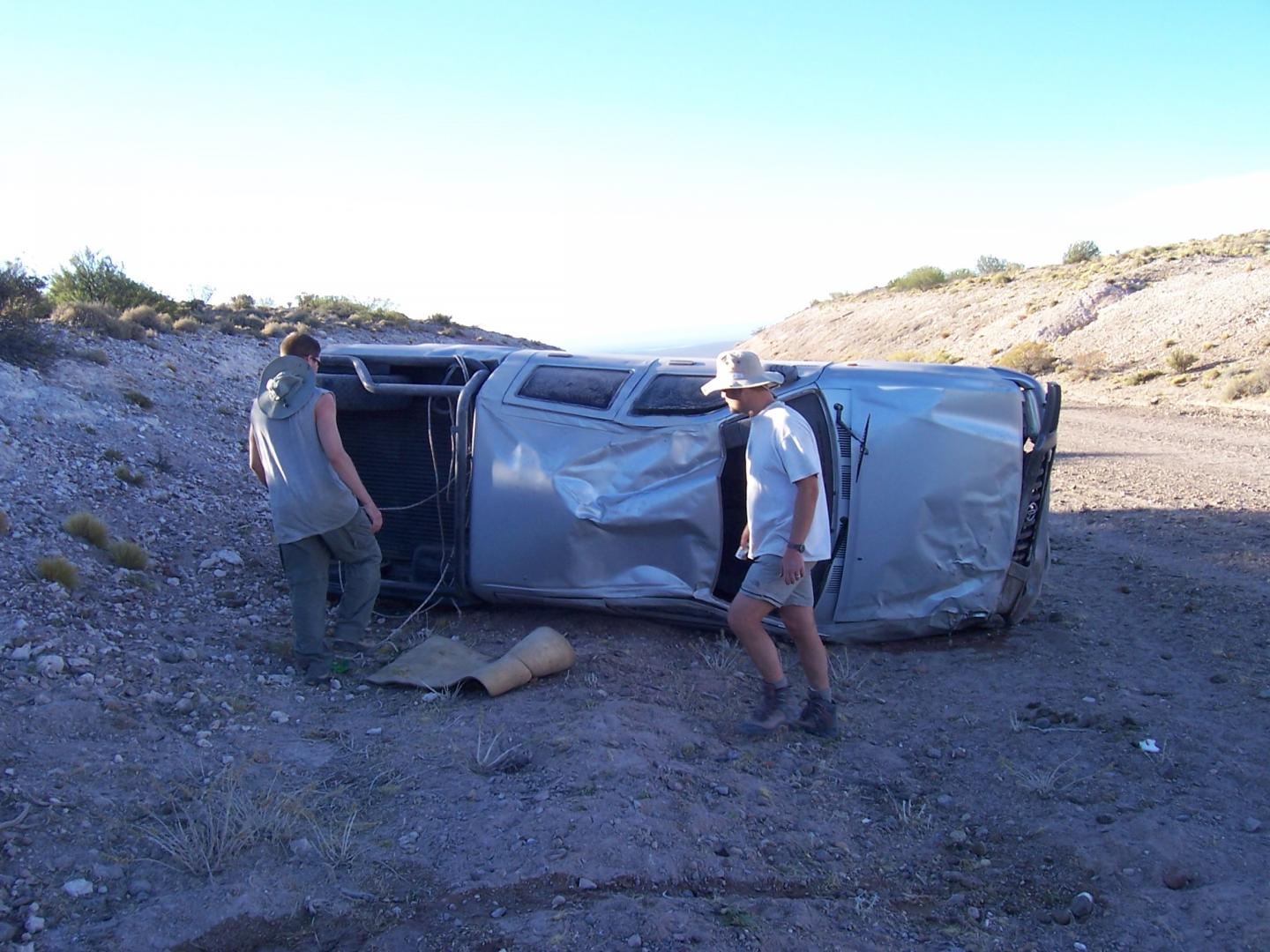 Rolled Truck