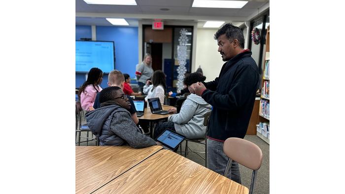 Tupendra Oli Presents in Hour of Code