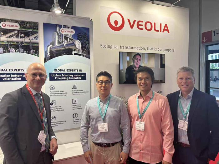 Prof. Dan TSANG (second right) and Prof. Yong-Sik OK (second left) with international collaborators at the Battery Recycling Conference & Expo 2025.
