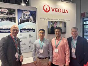 Prof. Dan TSANG (second right) and Prof. Yong-Sik OK (second left) with international collaborators at the Battery Recycling Conference & Expo 2025.