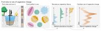 From lakes to rates of vegetation change