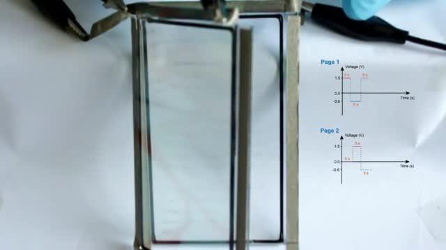 See-through, non-emissive display