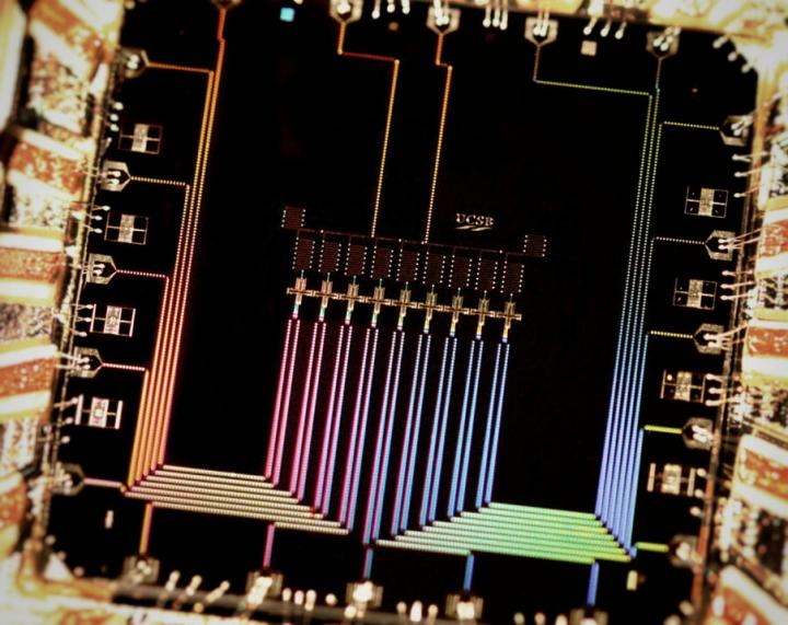 Nine Qubit Device