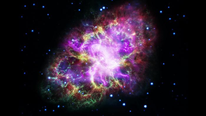 Crab Nebula in the Taurus constellation