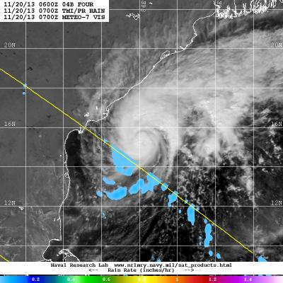 METEO/TRMM Image of Helen