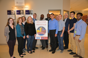 The Marrow research team and Canadian Space Agency representatives at University of Ottawa.