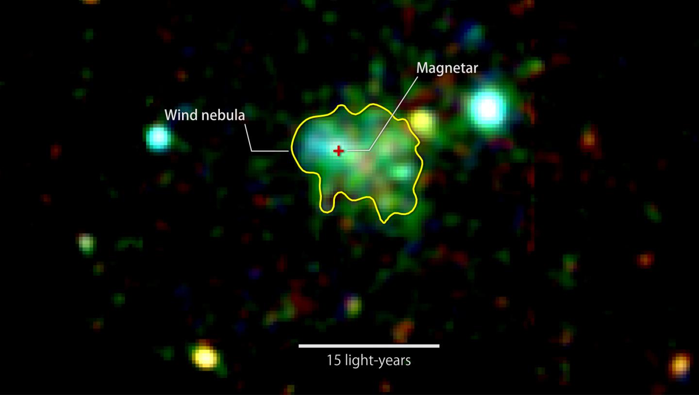 X-ray Image of Swift J1834.9-0846 with Labels