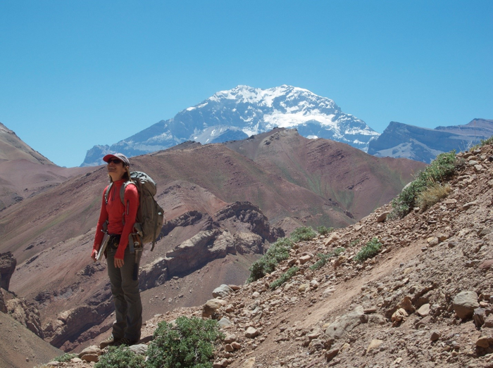 Barbara Carrapa in the Andes