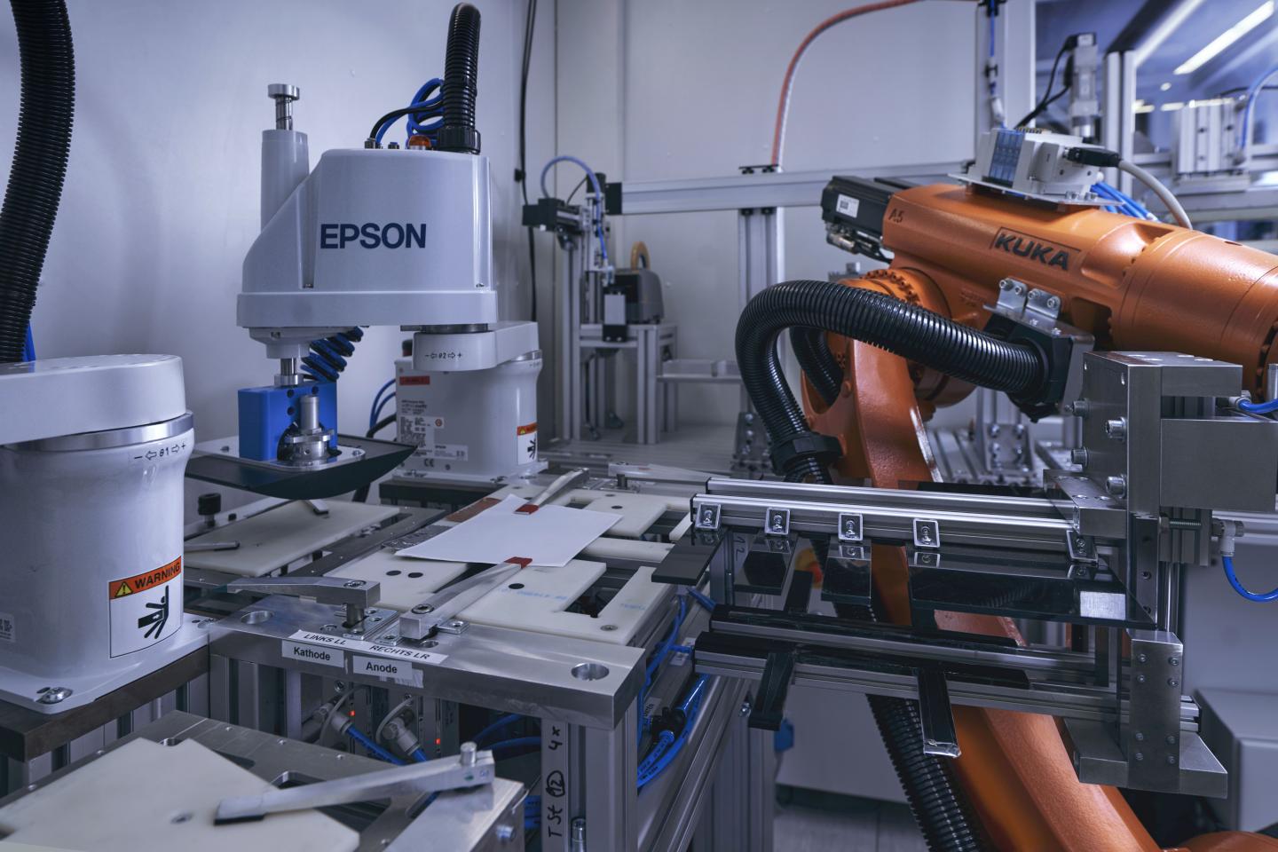 Interior view of the SmartBatteryMaker