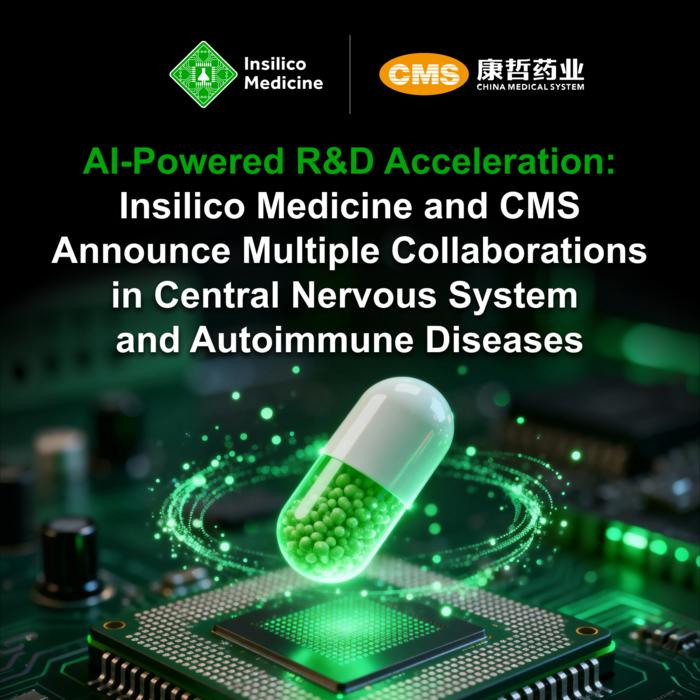 AI-Powered R&D Acceleration: Insilico Medicine and CMS announce multiple collaborations in central nervous system and autoimmune diseases