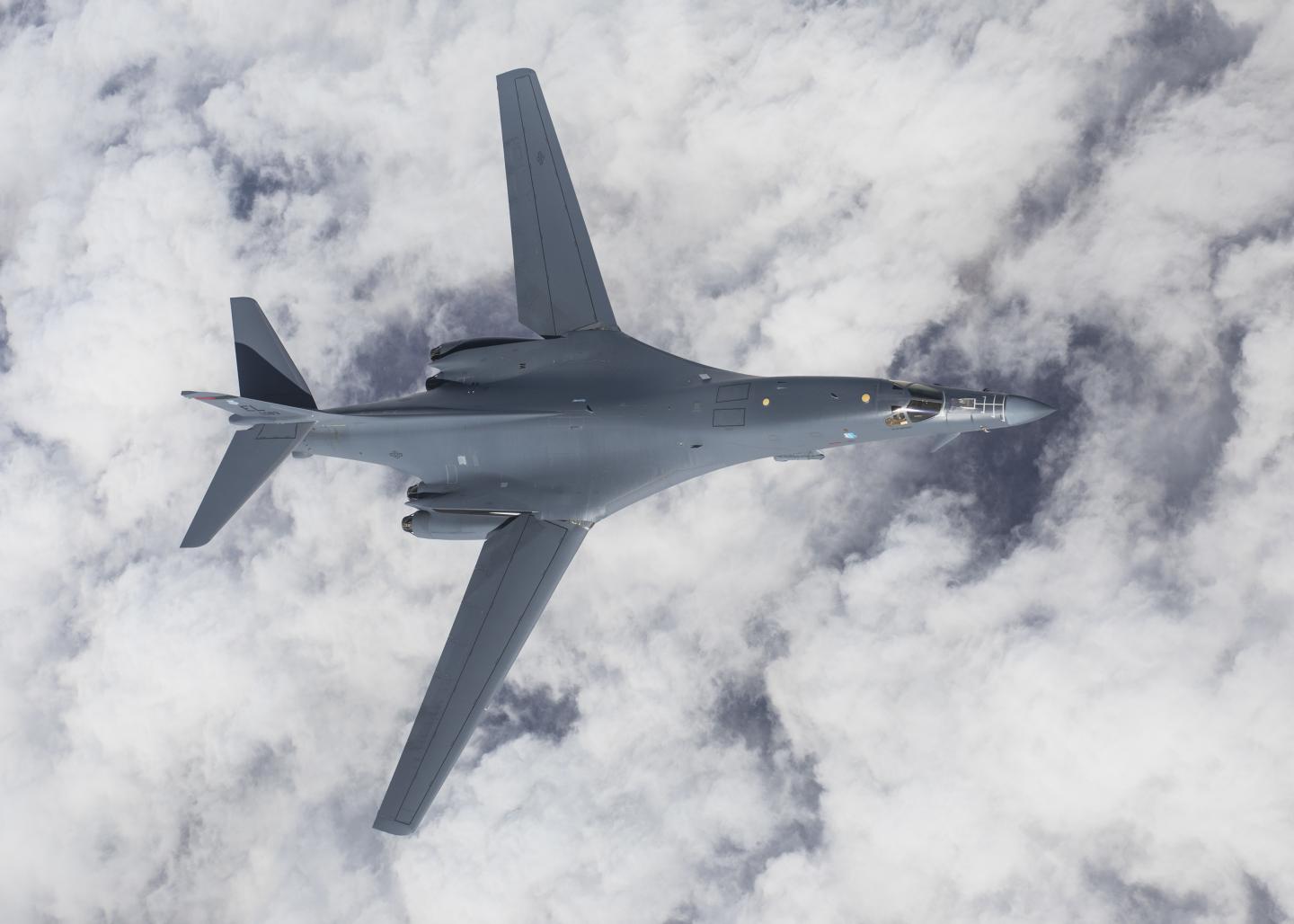 B-1B Lancer Bomber in Flight