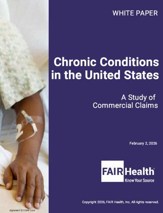 Chronic Conditions in the United States, A Study of Commercial Claims