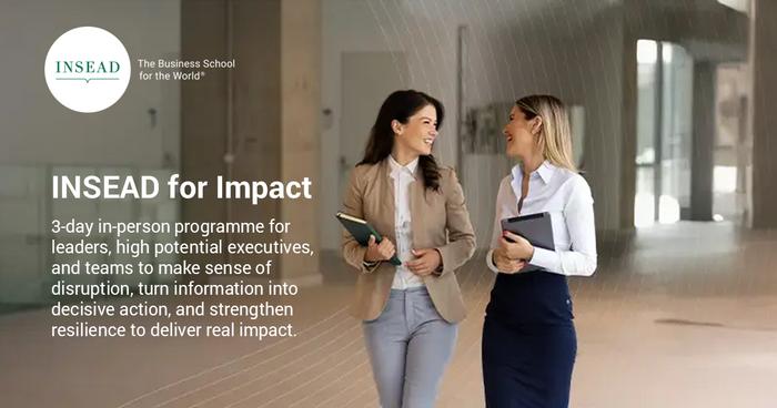 New "INSEAD for Impact" executive programme: From insight to action
