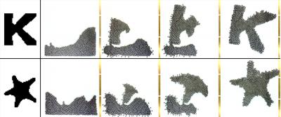 Kilobots Cooperate to Achieve Complex Tasks