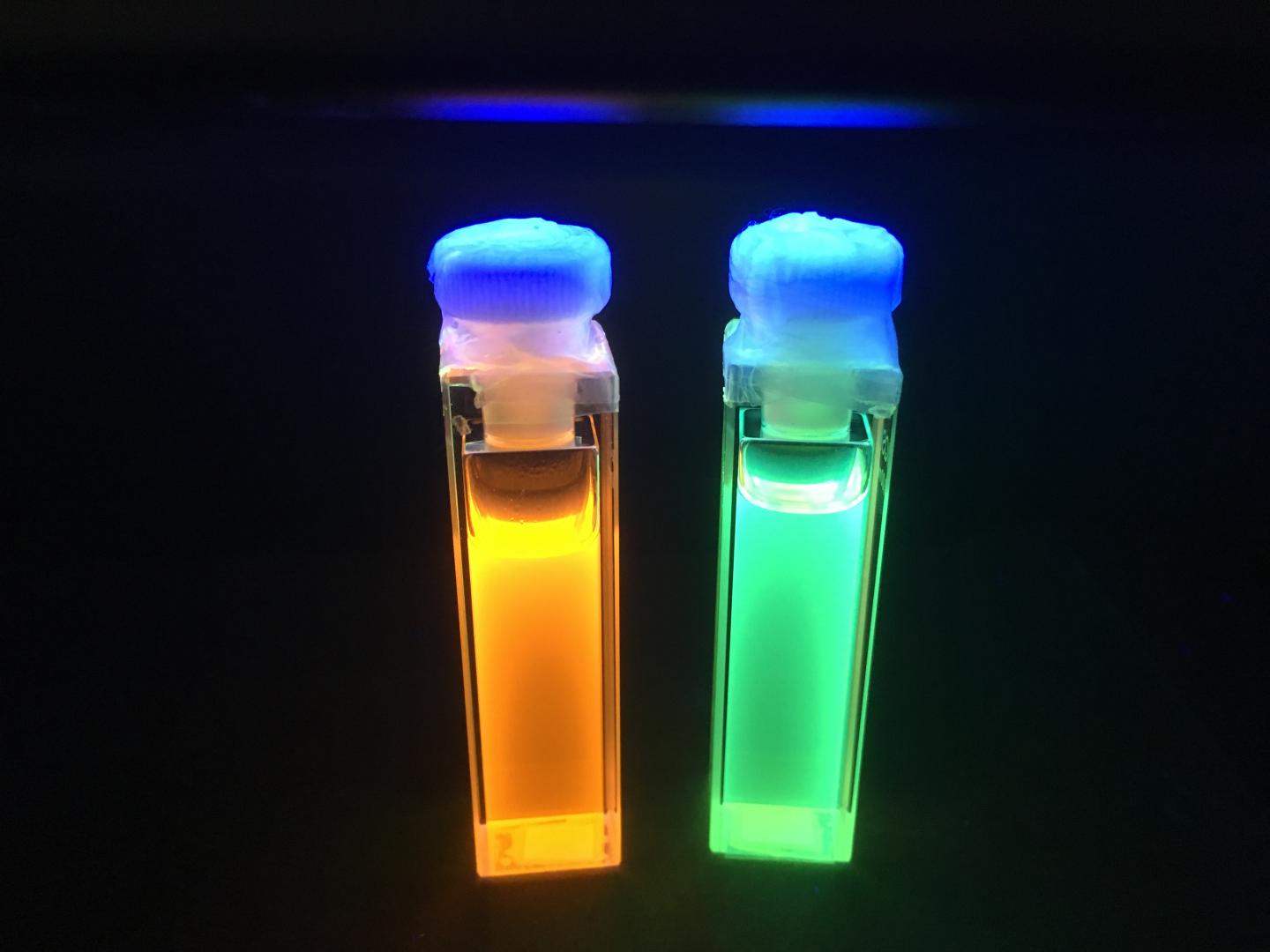 Dye added to resin system