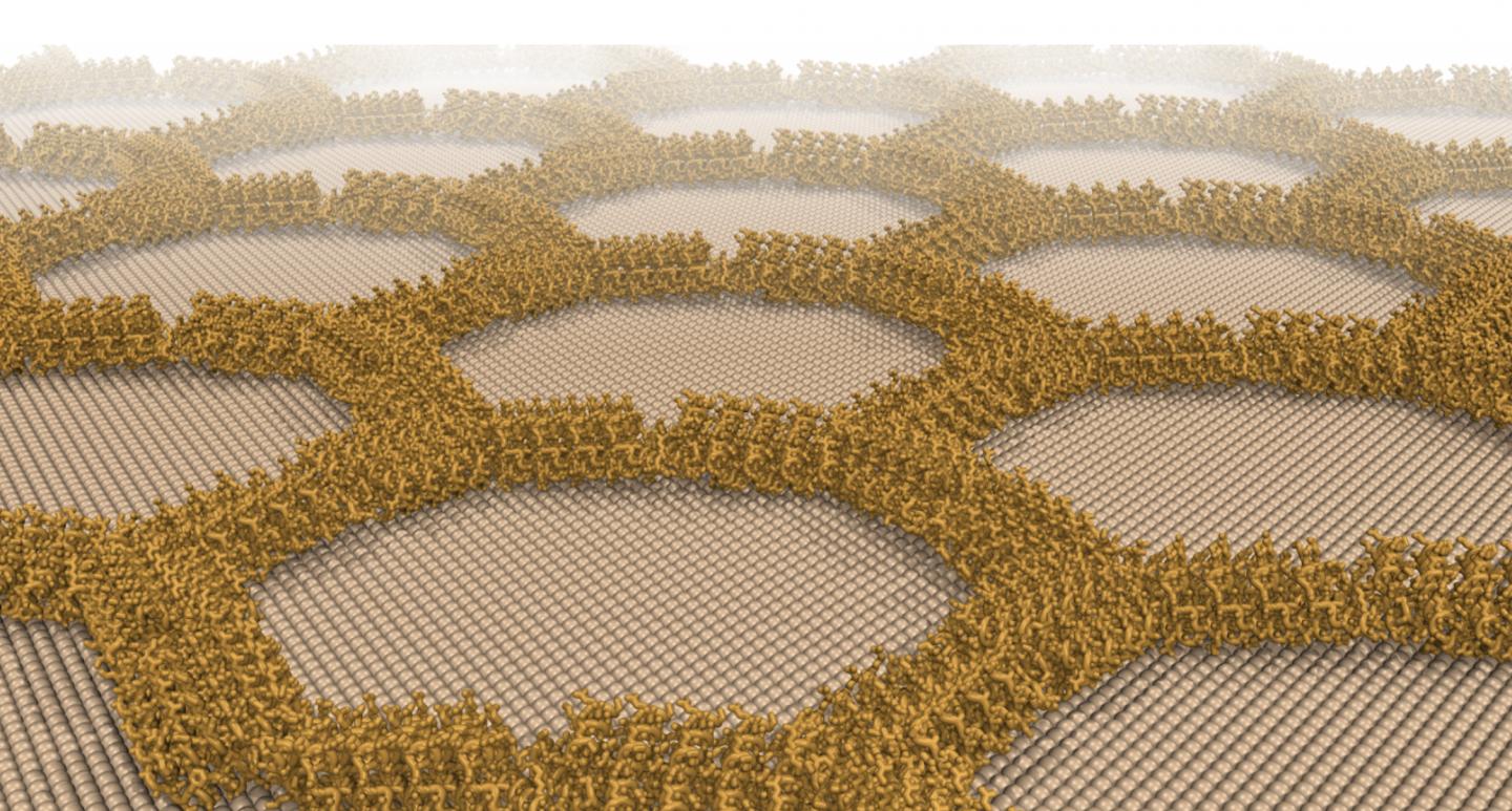 Honeycomb-Like Structures on the Atomic Surface of Mica
