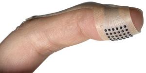 VoxeLite on a fingertip