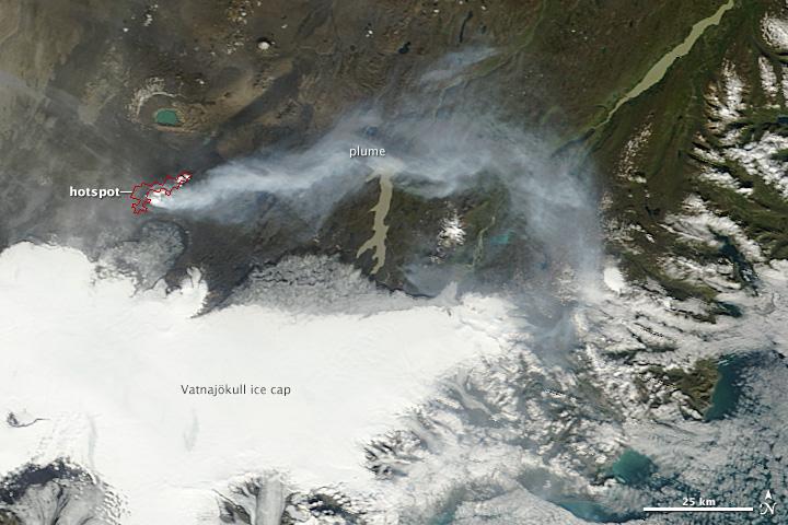 Eruption Iceland's Bárdarbunga Volcano