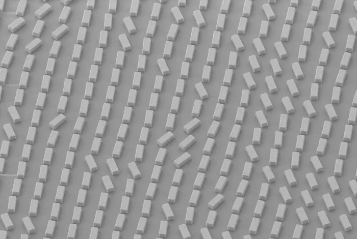Meta-atoms at varying orientations on a chiral metasurface