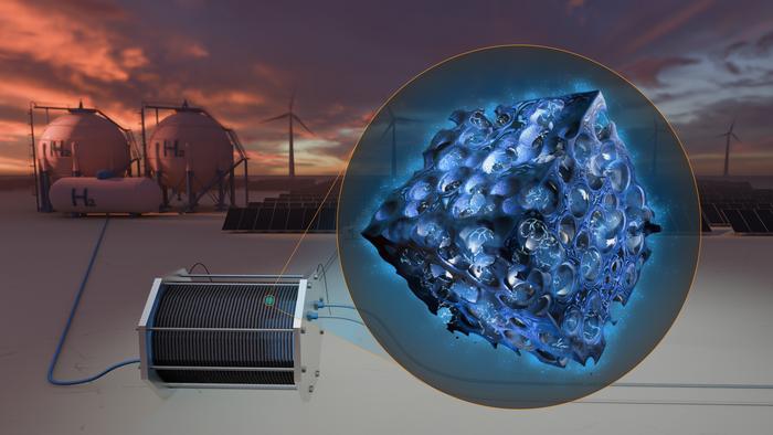 Green hydrogen from fluctuating power sources