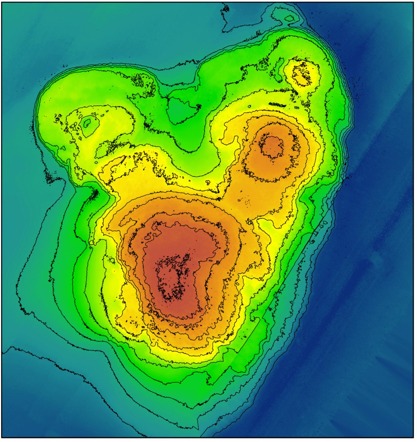 Terraced Fossil Reefs