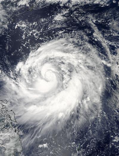 MODIS Sees Usagi