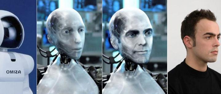 Images of the robots appearing in the stories.