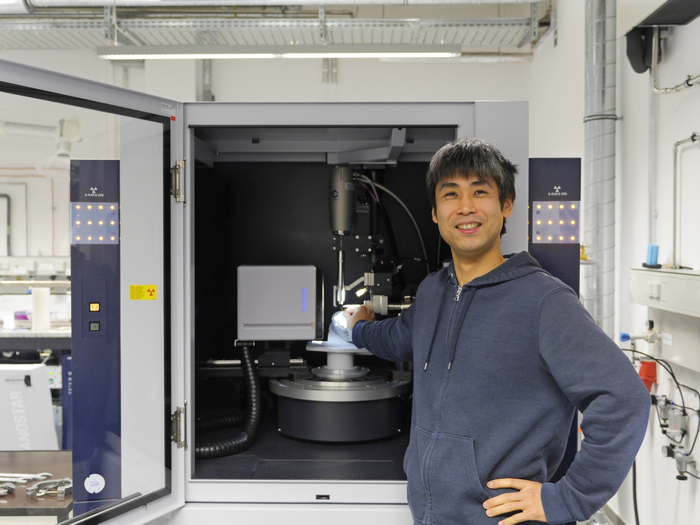 Crystallographer at work