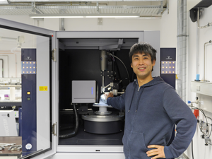 Crystallographer at work