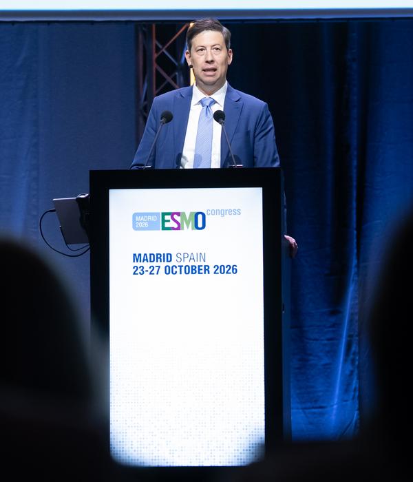 Immunotherapy combo extends survival for patients with aggressive small cell lung cancer, based on trial results presented by Dana-Farber at ESMO Congress 2026